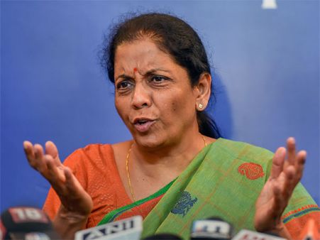 Nirmala Sitharaman backs AG after he takes U-turn, says opposition allegations incorrect