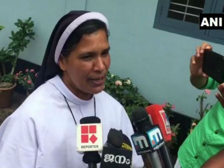 Church authorities withdraws all disciplinary actions against Sister Lucy who stood by Kerala nun