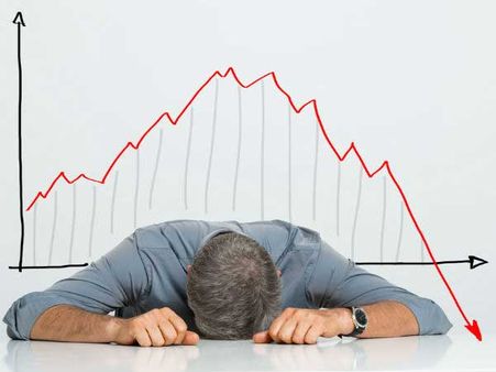 Sensex bleeds 1,128 points, Nifty trips below 11,000; recovers later