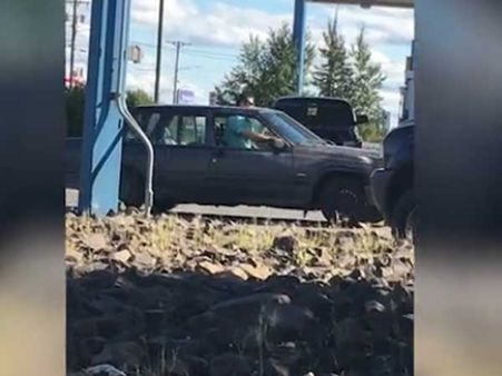 This man bought a car that did not fit his size… hilarious!