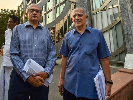 Rafale: Govt upset with CBI director meeting Arun Shourie, Prashant Bhushan