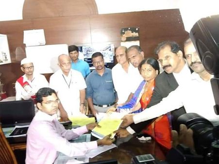 Karnataka LS bypolls: J Shantha, Ugrappa file nominations