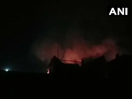 Delhi: Fire breaks out in house in Mori Gate area, 8 fire tenders on the spot