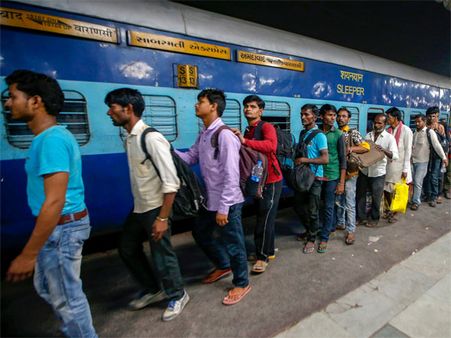 For migrant workers it is extended festival vacation but loss for many businessmen