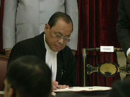 Justice Ranjan Gogoi sworn in as 46th Chief Justice of India