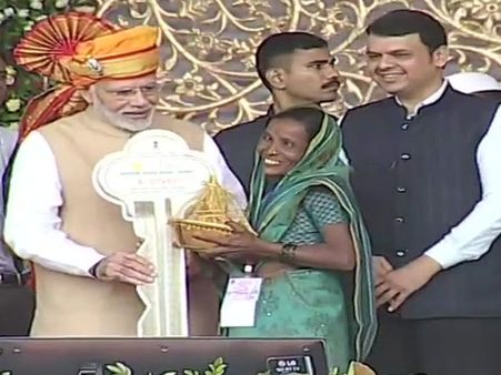 Modi in Shirdi: PM says BJP govt has built 1.25 Crore houses in the last four years