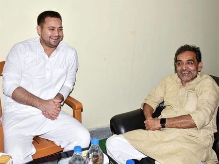 Something brewing? Why did Tejashwi Yadav meet union minister Kushwaha