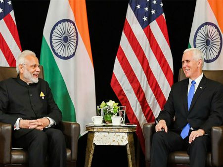 Modi invites US Vice President Mike Pence to Delhi; says 'India-Ana'