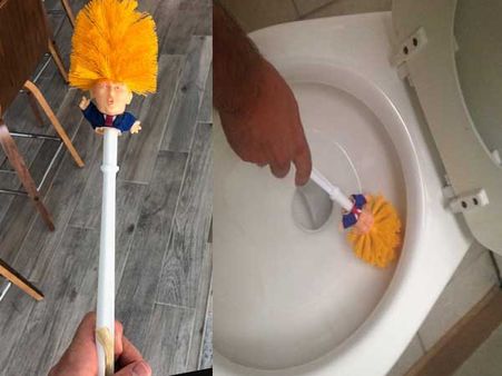 Donald Trump-themed toilet brushes in high demand, go out of stock