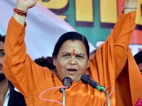 Advani's stature would not be affected by contesting or not contesting elections: Uma Bharti