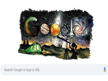 Google marks Children's Day 2018 with a special doodle all about space
