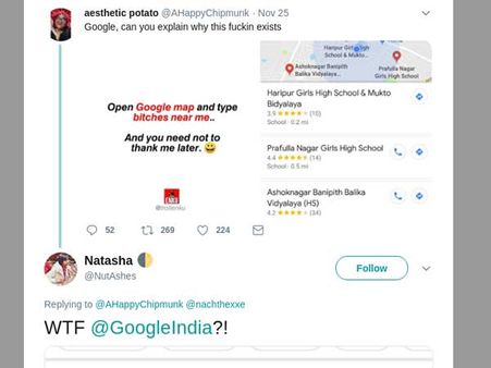 If you type ‘Bitches near me’ on Google Search and the results will take you to women’s hostels