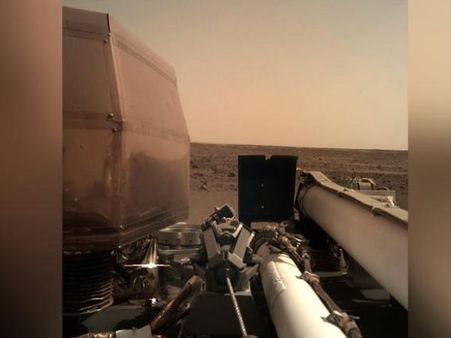 After landing on Mars, NASA's InSight mission sends back stunning images