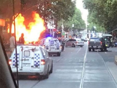 1 dead in Melbourne stabbing attack, attacker injured in police firing