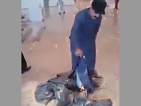 Irked by flight cancellation, man at Islamabad airport puts luggage on fire