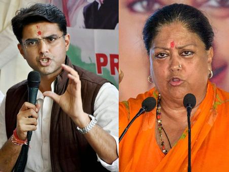 BJP and Congress accuse Sachin Pilot and Vasundhara Raje being outsiders respectively