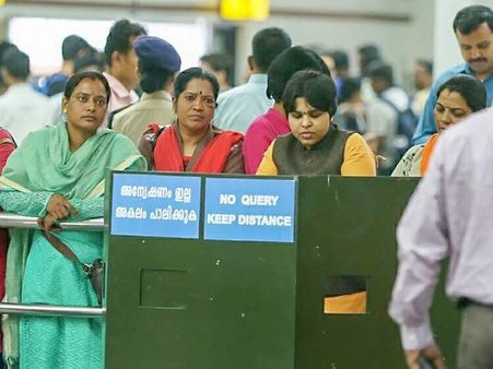 Sabarimala row: Trupti Desai heads back home after protesters block her