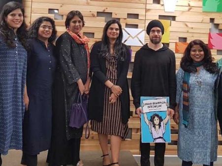 Twitter CEO slammed for holding 'Smash Brahminical Patriarchy' poster