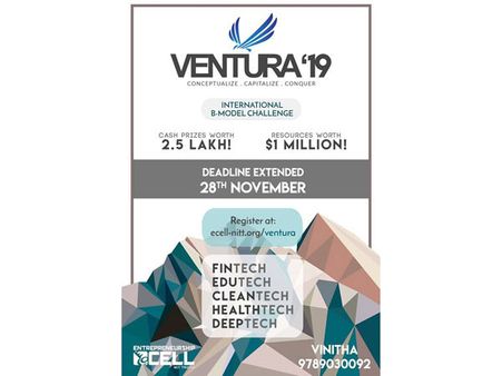 NIT Trichy Ventura'19: International Business Model Challenge