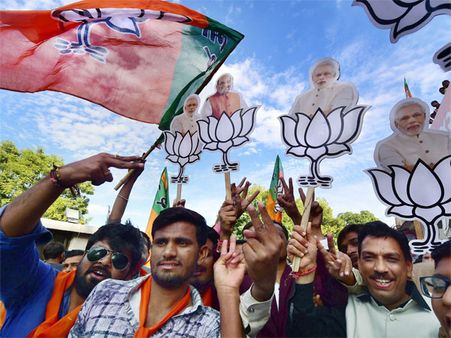 BJP spent only 74 per cent of its total income declared in 2017-18