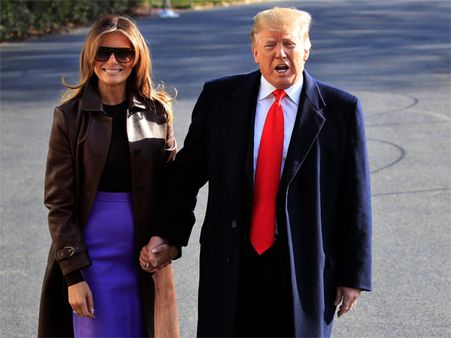 US President Donald Trump, Melania pay last respects to George H W Bush