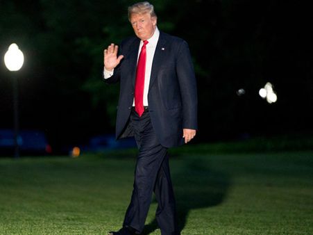 Trump makes surprise visit to airbase in Baghdad to thank troops; Iraqis upset