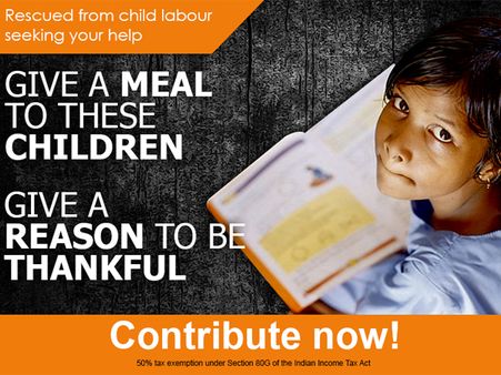 Help Children Break The Chains Of Hunger, Donate To Annamrita!