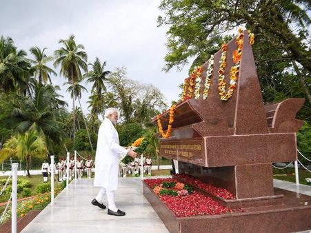 Modi officially announces re-naming of three islands in Andaman & Nicobar