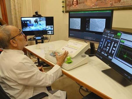 Gujarat: Robot-assisted heart surgery performed on patient from 32 kms away