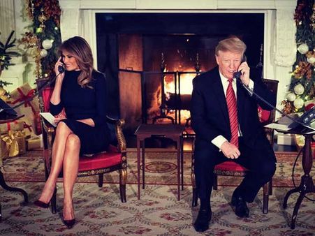 Donald Trump asks 7-yr-old if he believed in Santa Claus & Twitterati is not impressed