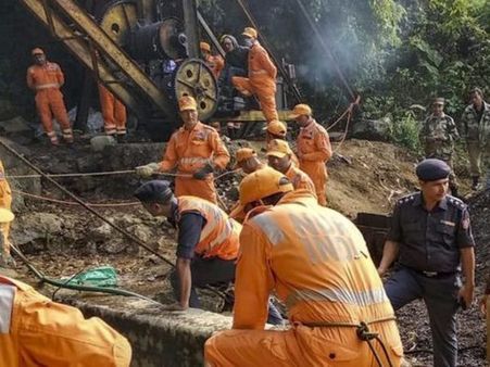 Meghalaya Mining Disaster: 3 helmets recovered as rescue operations resume