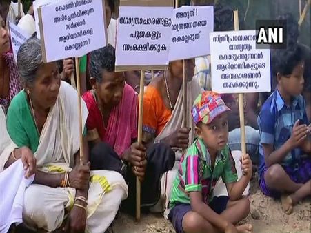 Kerala: Now, tribal people protest against trekking of women to Agasthyarkudam peak