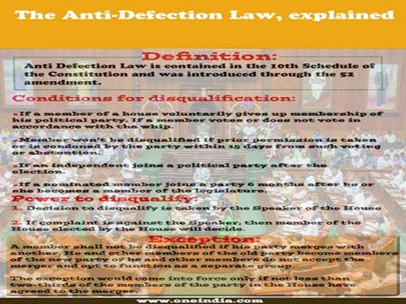 The Anti-Defection Law, explained 