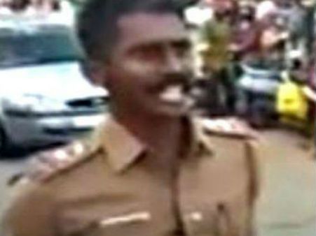 Video of TN cop delivering Singam-style dialogue during hartal in Kerala hailed as ‘Hero'