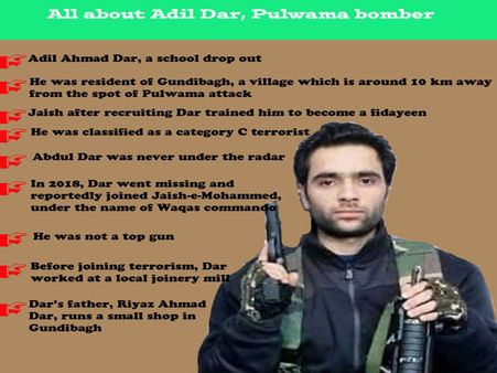 All you need to know about Pulwama suicide bomber Abdul Dar, a school dropout