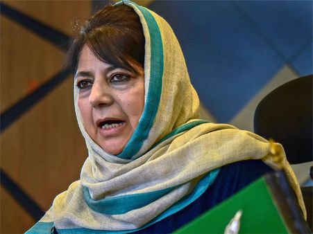 Mehbooba condemns Hurriyat leaders' arrest, says 'You can't imprison ideas'