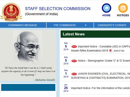 SSC MTS 2019 full list of jobs and complete pay scale