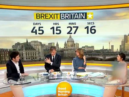 Brexit makes Britain ‘naked’! Women anti-Brexiteers start going topless on TV shows