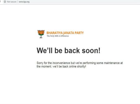 5 days after alleged hacking attempt, BJP's official website still under ‘maintenance’