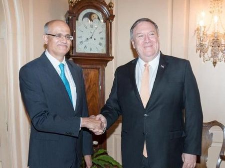 FS Gokhale calls on Pompeo, assert that Pakistan must deny safe haven to terrorists