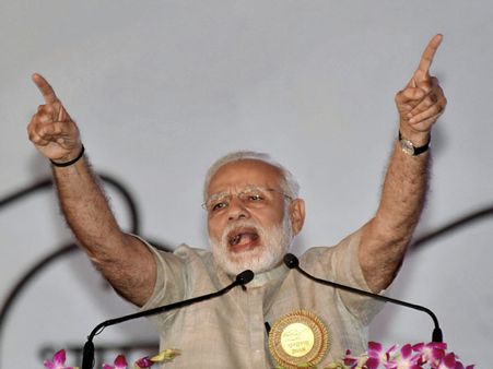Reprehensible, says Modi on Grand Alliance