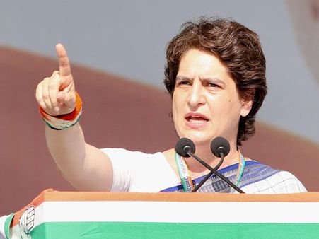 'Chowkidar only for rich', says Priyanka over unpaid dues of Sugarcane farmers
