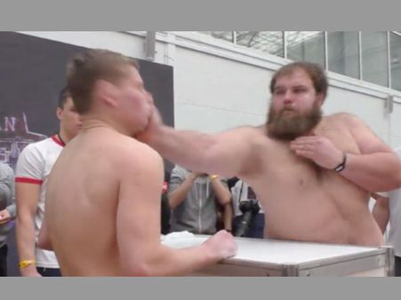 Want to win money by slapping others? You can take part in this bizarre contest in Russia