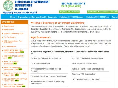 TS BSE SSC Time Table 2019: Check revised time table