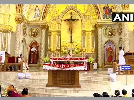 Palm Sunday observed by Christians signifying beginning of Holy Week