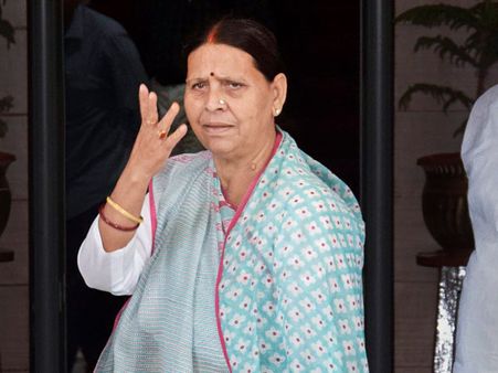 Rabri Devi backs rape convict Raj Bhallabh Yadav, campaigns for his wife in Nawada