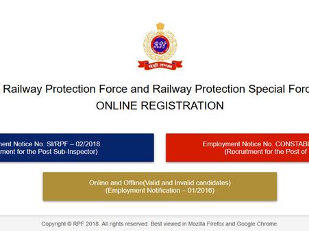 RPF SI merit list 2019 released, how to download