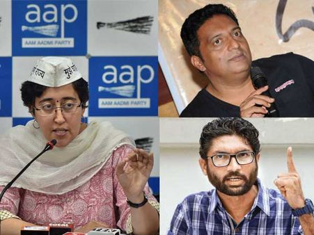 Mevani, Prakash Raj set to campaign for Atishi