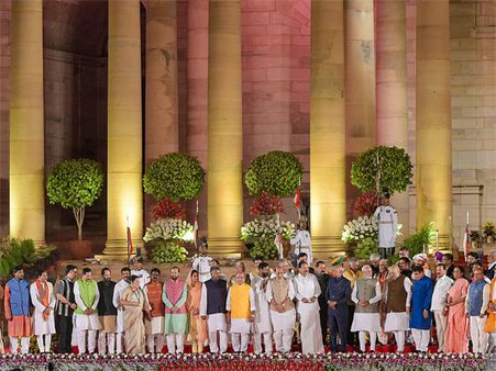 22 of the 56 ministers in new Modi government have pending criminal cases