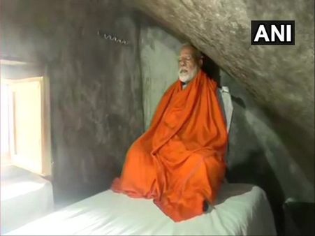 PM Modi meditates inside holy cave in Kedarnath as mega polls near end